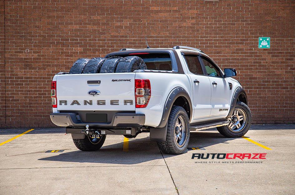 FORD RANGER ANZA MATTE ANTHRACITE WITH BLACK RING